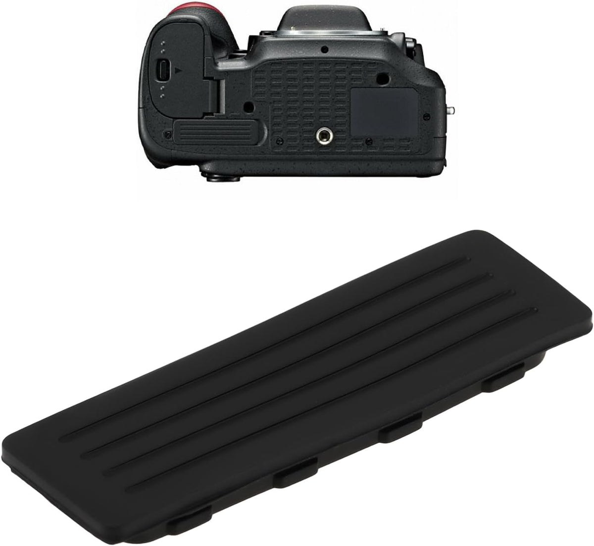 D7000 D610 D600 Camera Bottom Rubber Grip Interface Cover Cap Compatible with Nikon Camera Accessory