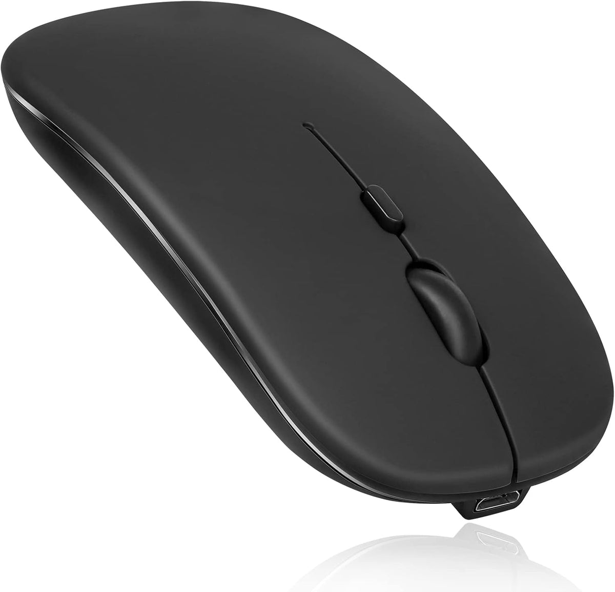 Bluetooth Mouse, Rechargeable Wireless Mouse for Samsung Galaxy S22, S23 Ultra, S24, Designed for Laptop, PC, Mac, iPad