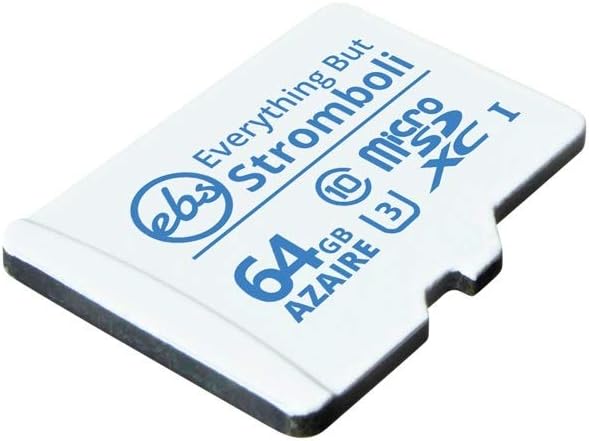 Everything But Stromboli Azaire 64GB MicroSD Card for Motorola Phones, Speed Class 10 U3 UHS-1