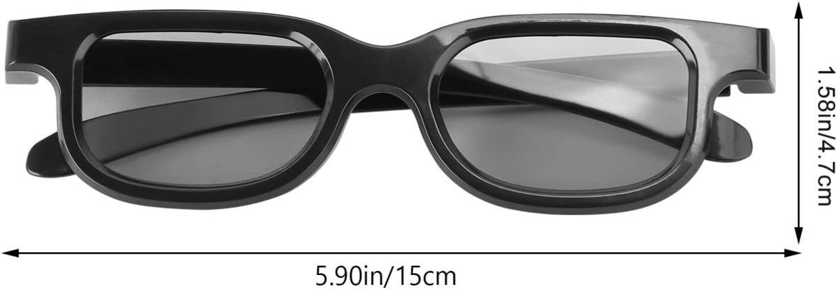 SUPVOX TV Projector, 5 Pairs Ultra-Light 3D Viewing Glasses for Movies, Game Polarizer for Theater Screens