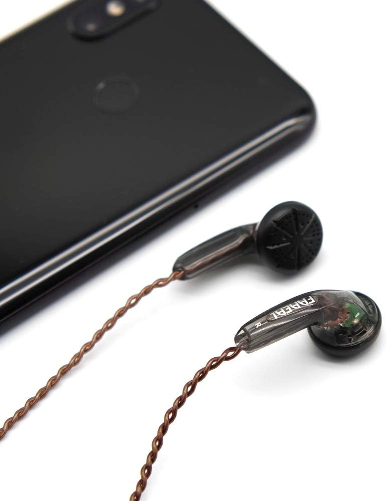 FAAEAL Headphones Iris 2.0 Without Mic Version, Wired Earphones with 3.5mm Plug, Durable Wired Ear Buds with Dynamic