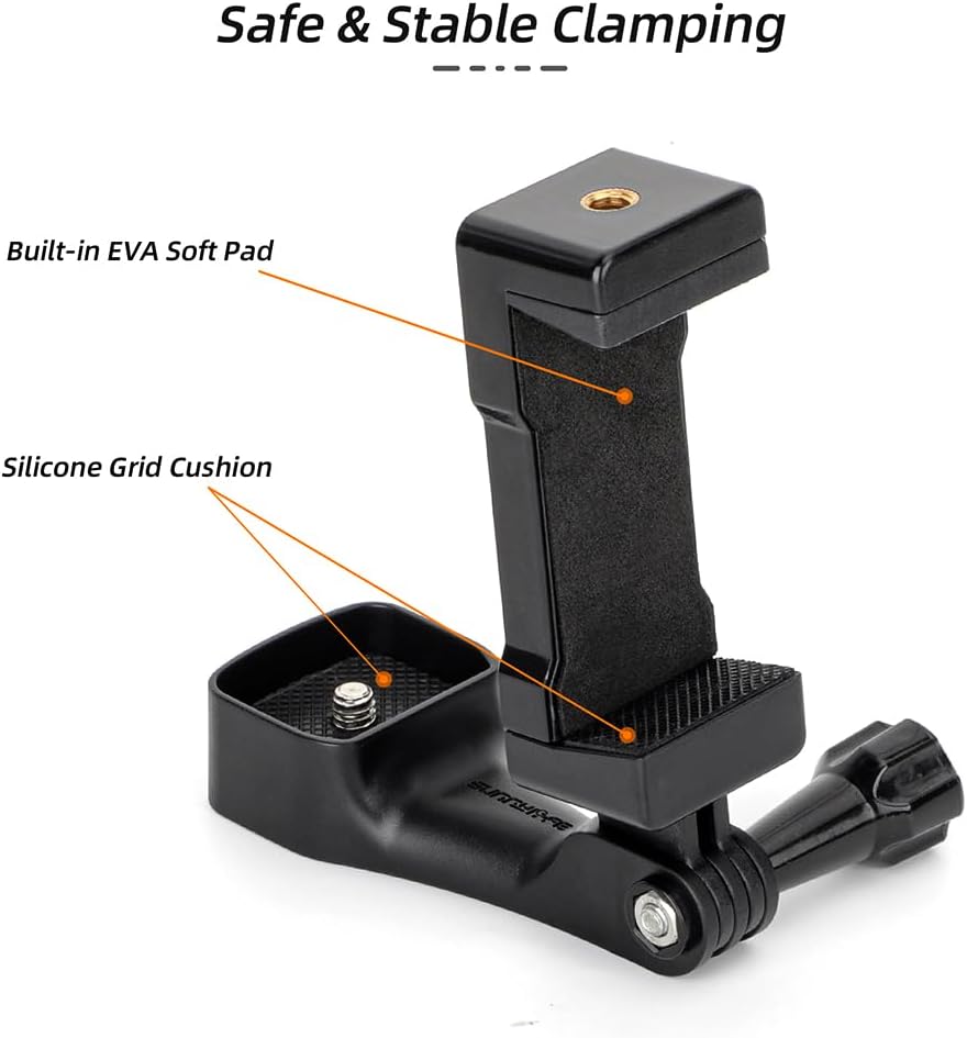 Fergio OSMO Pocket 3 Front Phone Mount Accessories, 1/4” Thread Screw, Used with Tripod and Expansion Mount