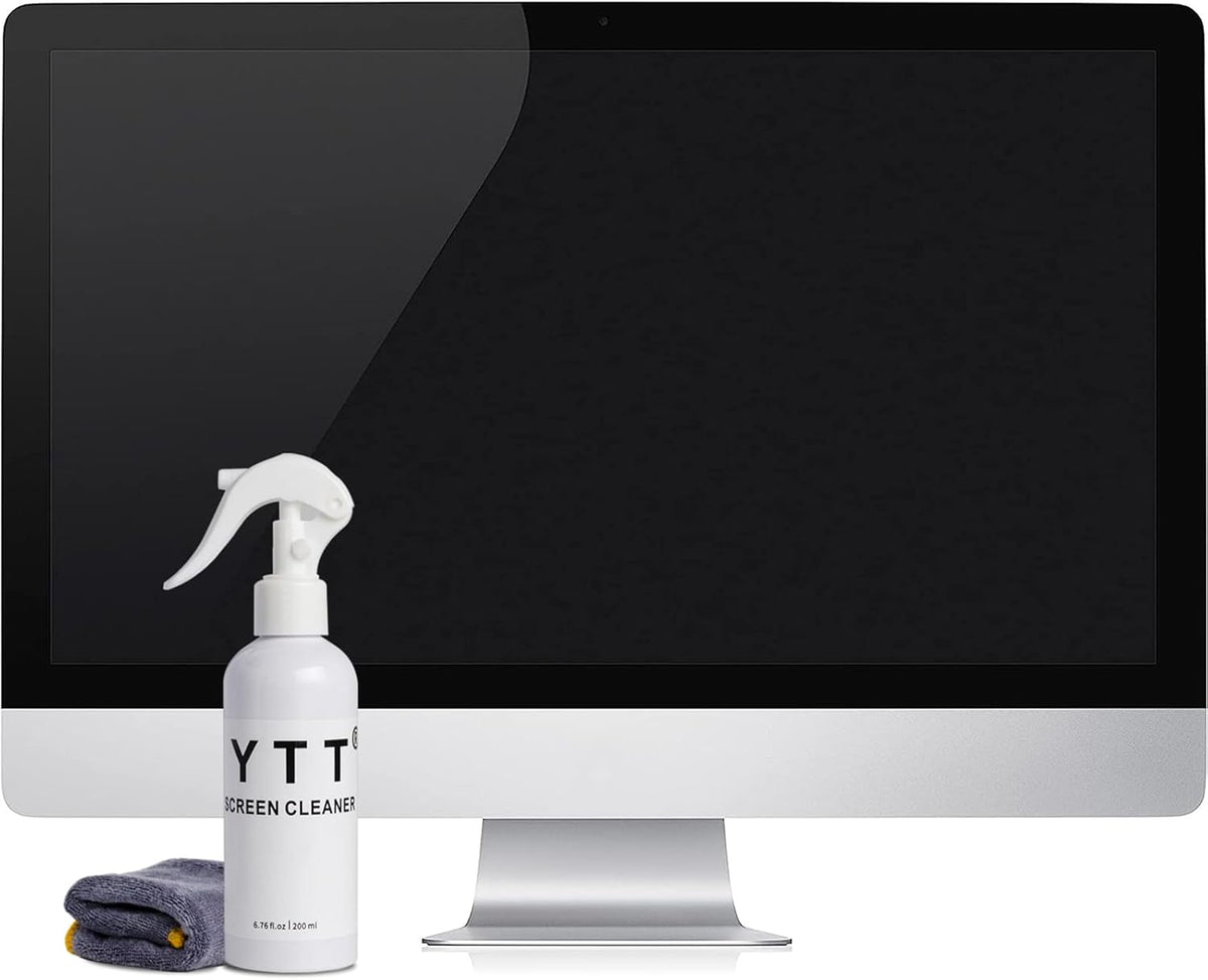 YTT Screen Cleaner Spray and Microfiber Cloth Kit, Large Screen Cleaner for Laptop, TV, iPhone, iPad, MacBook, LED and