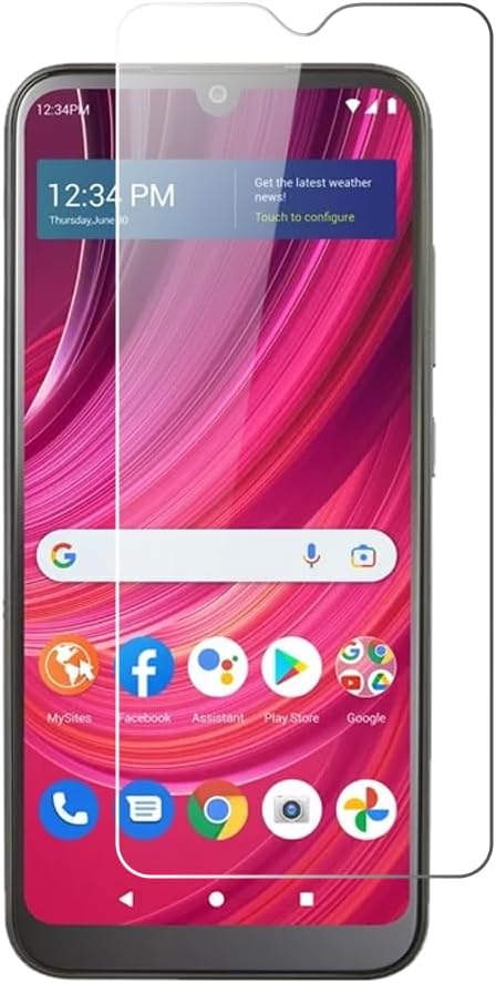 [3 Pack] Tempered Glass Screen Protector for BLU View 4 (B135DL) with 9H HD Clear Transparent Protective Film