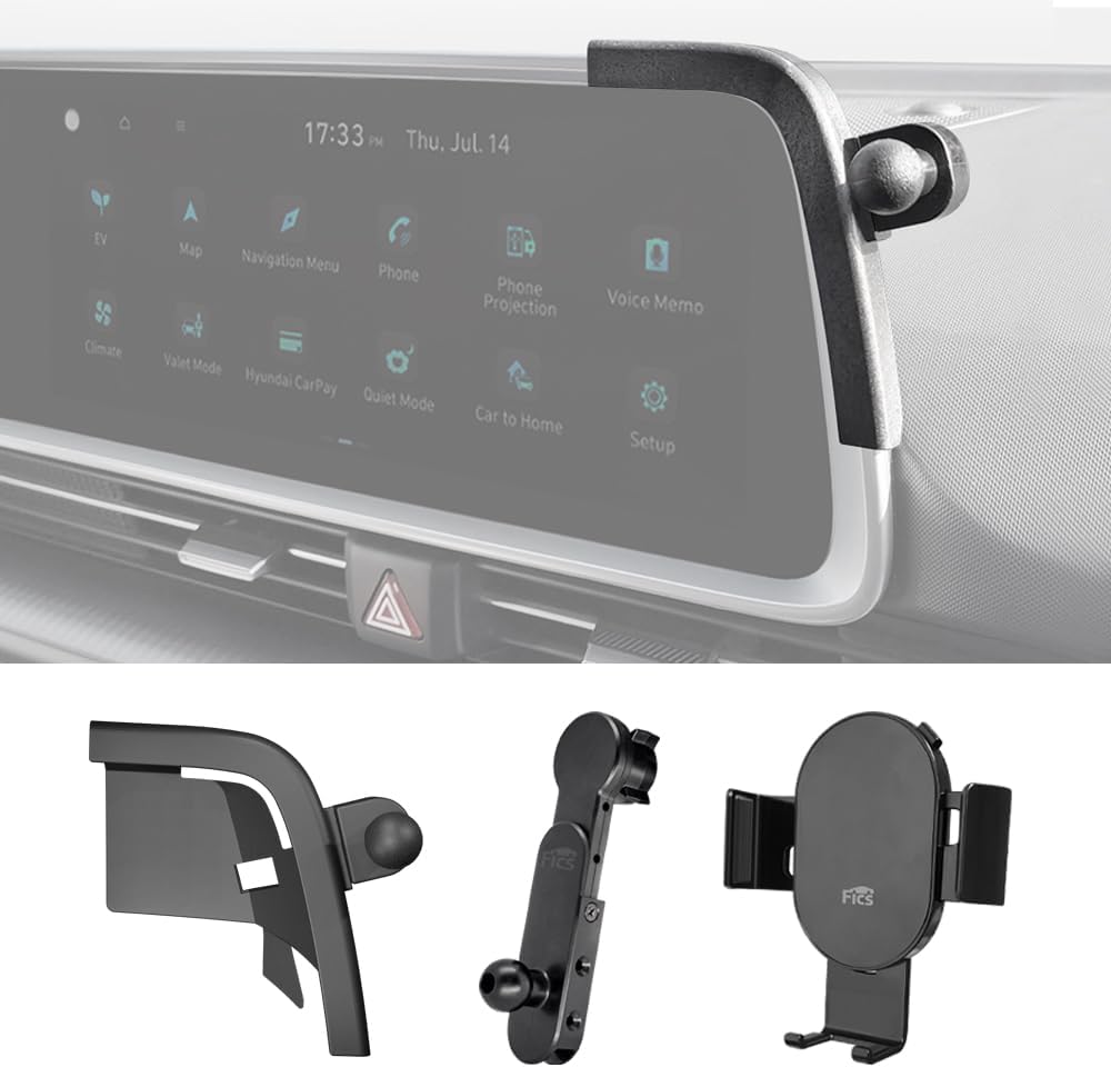 FICS Phone Mount for Hyundai IONIQ6 2023 - Customized Accessories for IONIQ6 2023