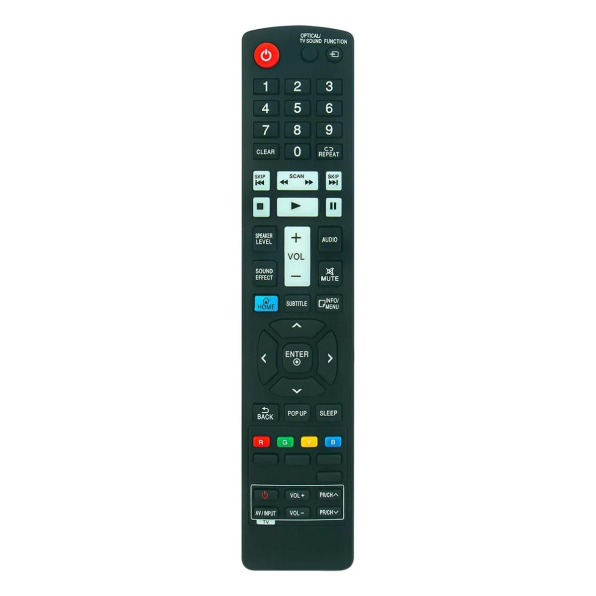 AKB73775701 Replacement Remote Control for LG Soundbar in Living Rooms or Rooms, Size Approximately About 9 x 2 x 1 in, Replace Remote Compatible