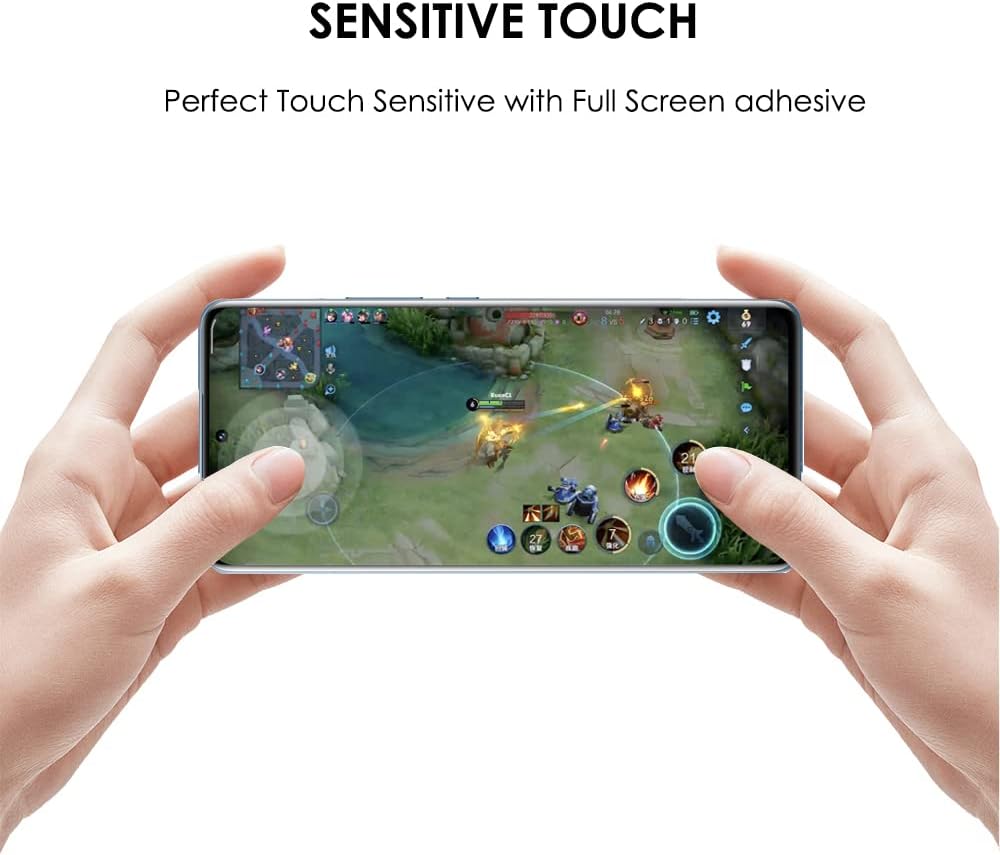 [3 Pack] Xiaomi 12 Screen Protector, Tempered Glass with UV Full Screen Adhesive, Edge to Edge Coverage for Xiaomi 12X
