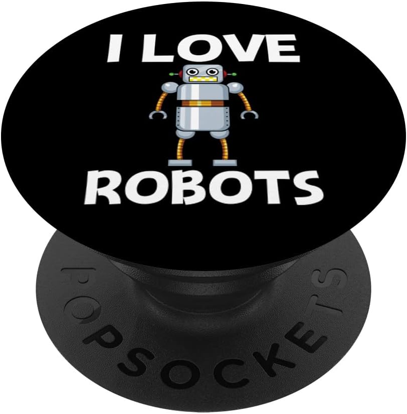 PopSockets Swappable PopGrip Cool Robot Design For Men Women Robotics Science Engineer