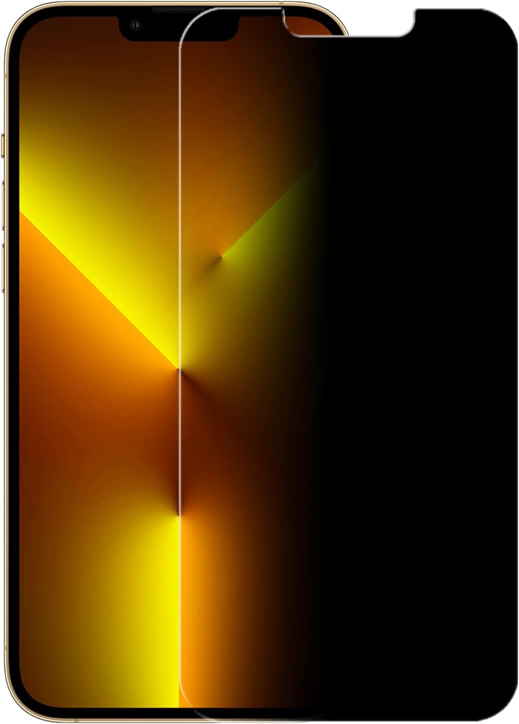 ARMOR Flexible Glass Screen Protector for iPhone 13 Pro Max, Privacy Guard with 9H Hardness