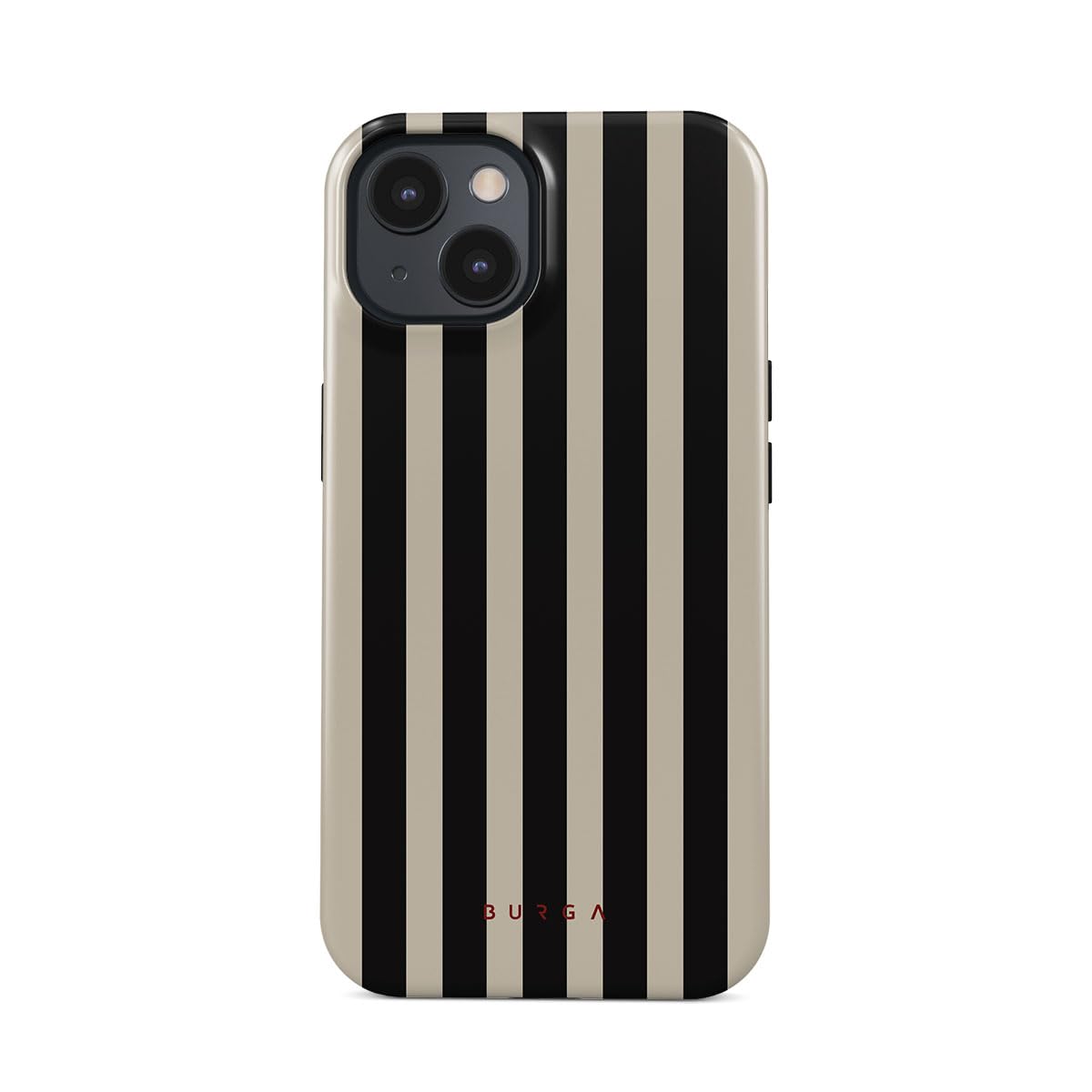 Burga Unisex Phone Case For Iphone 13 - Dual-Layer Hybrid Design With Shock-Absorbing Tpu & Durable Exterior, Scratch-Resistant