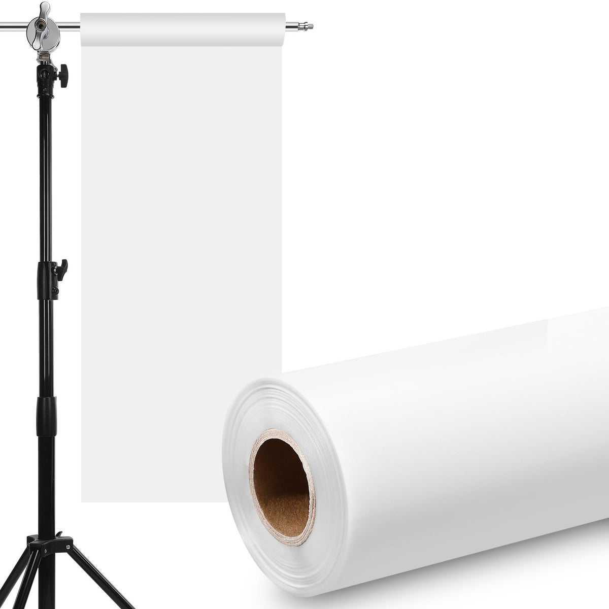 Nezyo Light Diffuser Sheet Diffusion Film Sheet Lighting Gel Diffuser Roll White Diffusion Paper For Led Flash Strobe Light Phot