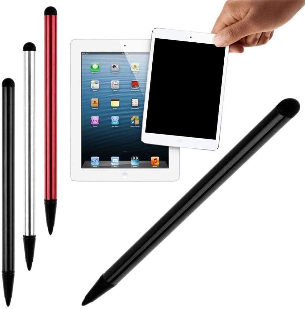 4Pcs Black Stylus Pens for Touch Screens, Universal Capacitive Stylus Compatible for iPad, Samsung Galaxy