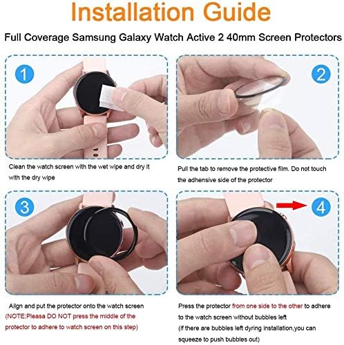 TOOBUR IDW17 Smart Watch Screen Protector, [3 Pack] Lamshaw 3D Full Coverage PET Soft Film for IDW17 Smart Watch