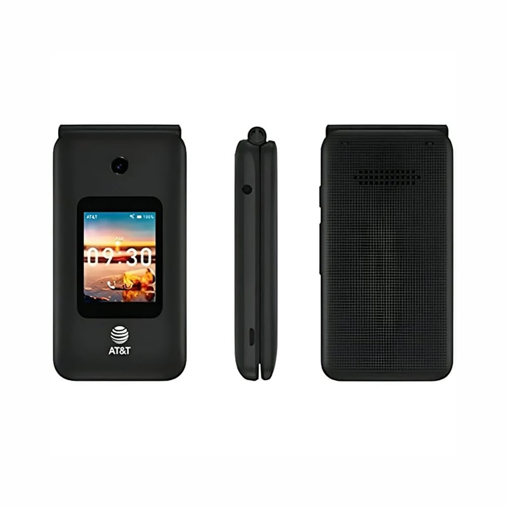 Simbros At&T Cingular Flip 4 Smartflip Iv U102Aa 4G Phone For At&T Only Complete With At&T Sim Card Sim Key