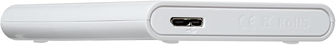 S3 2.5 inch USB 3.0 FAT32 Portable External Hard Drive - White (200GB)