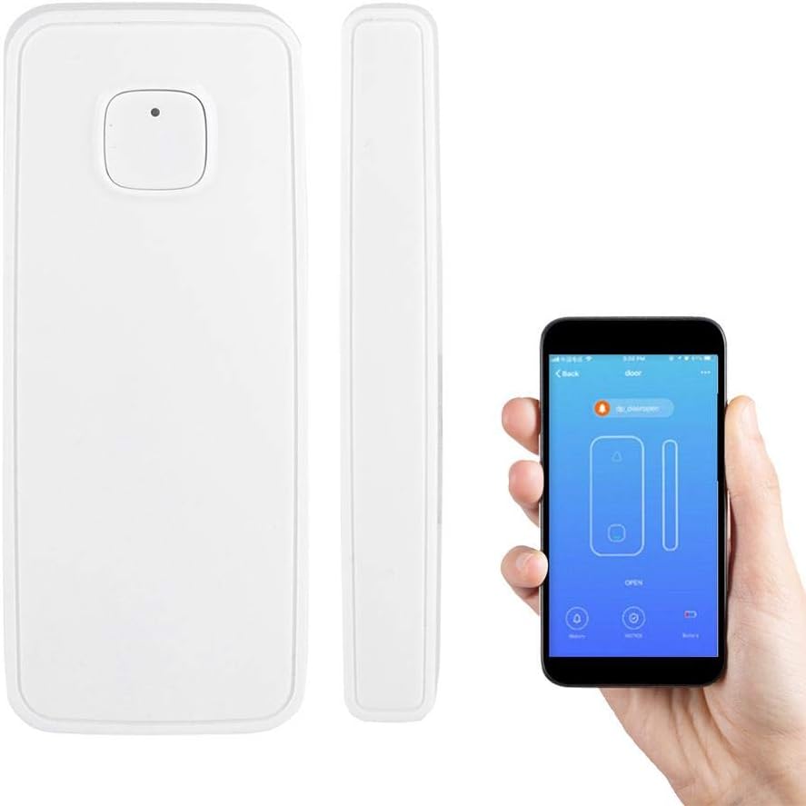 Smart Door & Window Sensor Alarm Compatible with Google Home Tuya for Home Security