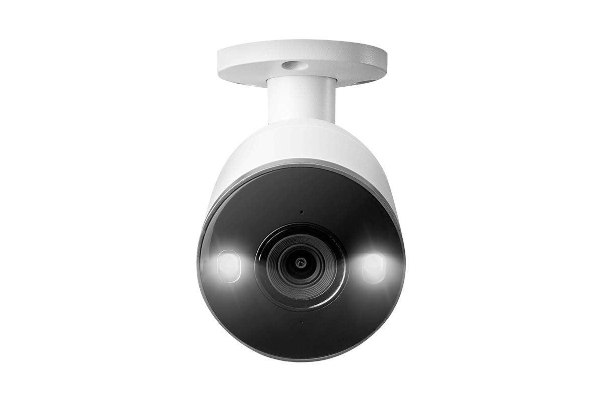 Lorex N4K2SD-84WB Surveillance System Featuring N842A82 Fusion 4K 2TB NVR and 4 E892AB 4K 8MP Active Deterrence Bullet Camera