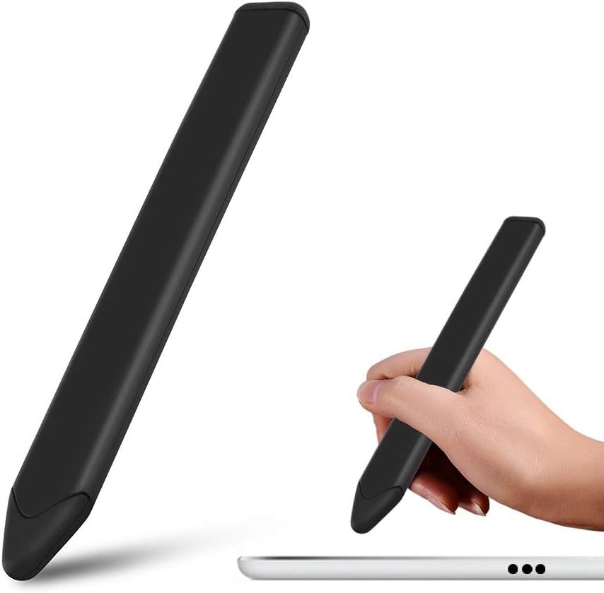 Non Metal Phone Pens, Plastic Rubber Universal Replacement Flat Capacitive Pen for iPhone, BlackBerry (Black)
