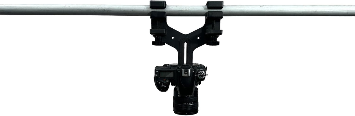 Glide Gear OH 75 Overhead Mount – DSLR, Smartphone – 6ft Adjustable Pole, Top-Down Rig, 15lb Capacity, Aluminum Build