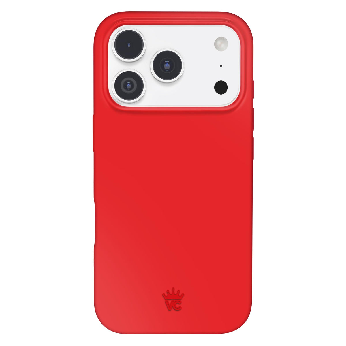 Velvet Caviar Case For Iphone 17 Pro | Compatible With Magsafe | 10Ft Drop Tested | Smooth Satinshield Finish | Hot Girl Red