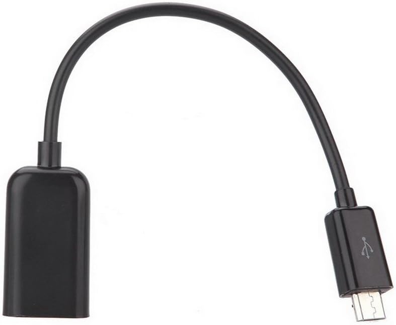 Micro USB to USB Female Adapter Cable for OTG Devices & Power Charging - Compatible with Various Models