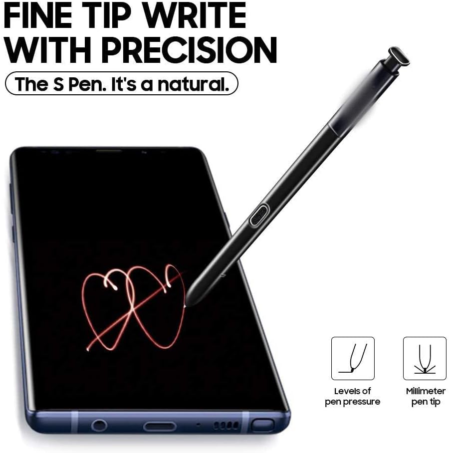 Galaxy Note 9 Stylus Pen with Bluetooth, Replacement for Samsung Galaxy Note 9, Black