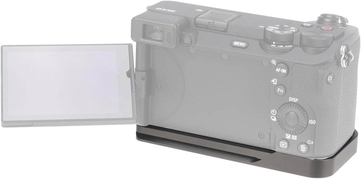 FocusFoto A6700 ILCE-6700 Quick Release Baseplate QR Plate Mount for Sony Alpha Mirrorless Camera, Compatible