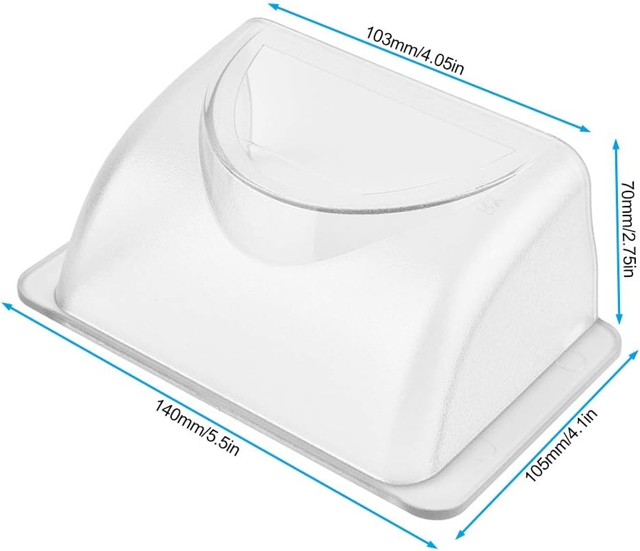 Maxmartt Plastic Doorbell Cover, Waterproof Access Control Keypad Cover for Door Access Controller