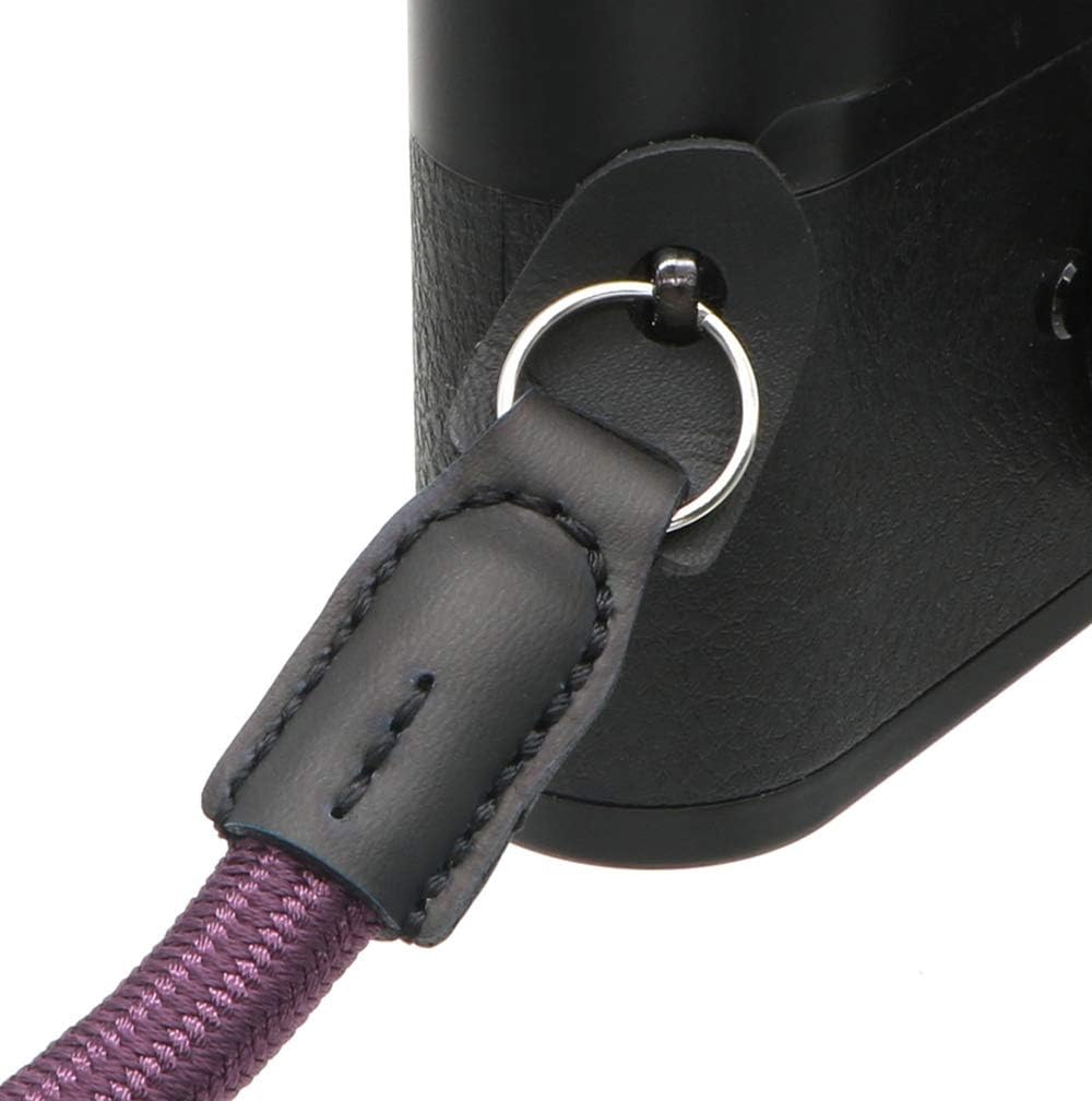 HITHUT Adjustable Rope Camera Wrist Strap Hand Strap for SLR DSLR Digital Mirrorless Cameras Purple