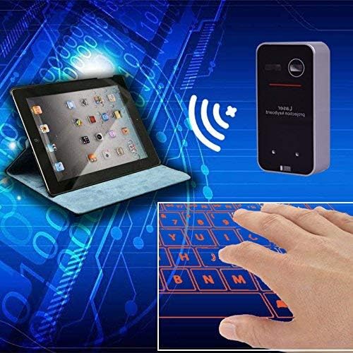 MOJO Bluetooth Wireless Laser Projection Keyboard - Portable Full-Size Keypad