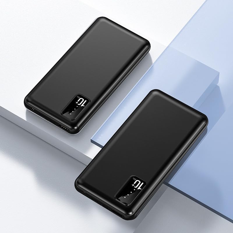 10000mAh Dual USB Portable Charger, 5V/2A Fast Charger with LED Display