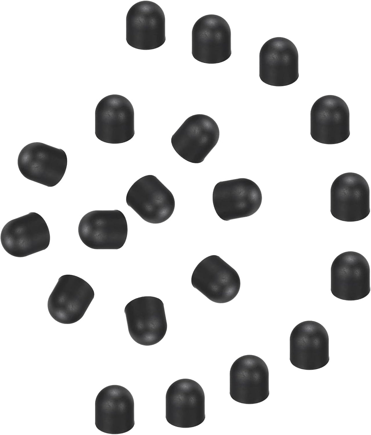 MECCANIXITY 40Pcs Replacement Stylus Pen Tips 9mm Conductive Capacitive Touch Screen Pens Tips Silicone Rubber, Black
