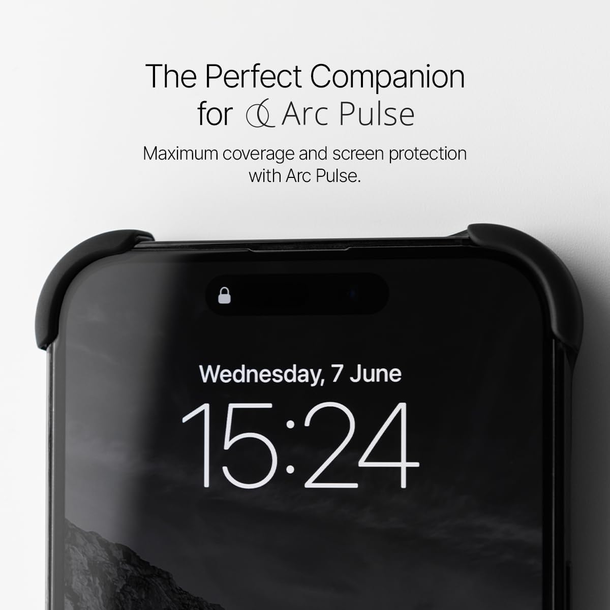 Arc Pulse Arc Shield Duo, Compatible with iPhone 15 Pro Max, Screen Protector with Corning Tempered Glass Film