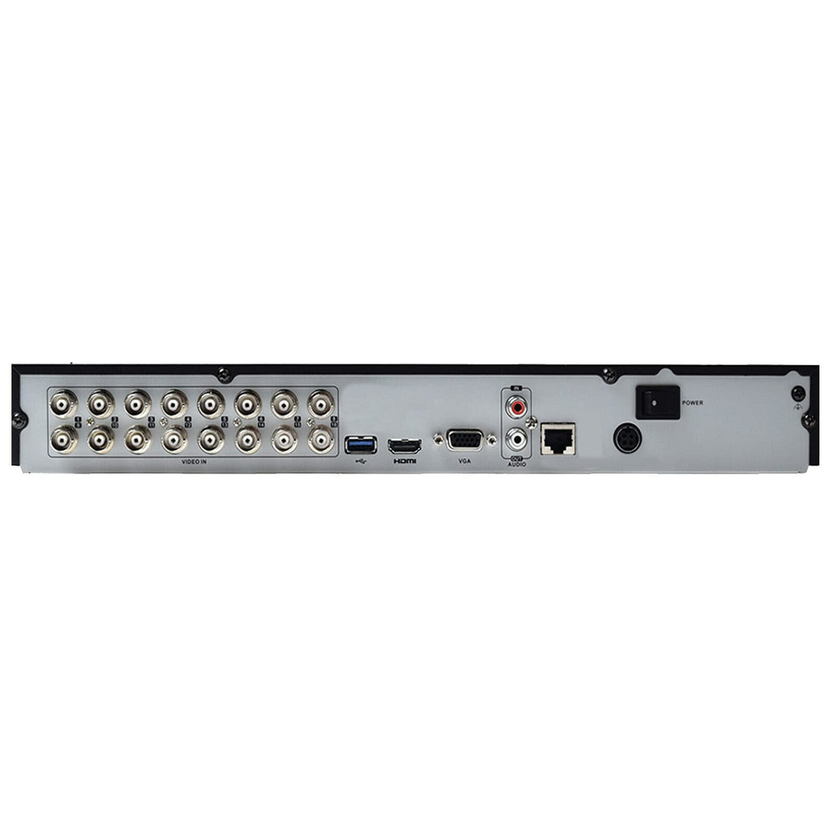iDS-7216HQHI-M2/S 16 Channel 1080P HD-TVI DVR, H.265+, 8CH Hybrid Recorder, 2 SATA (No Hard Drive), Supports up to 5MP TVI/CVI/AHD/Analog and up