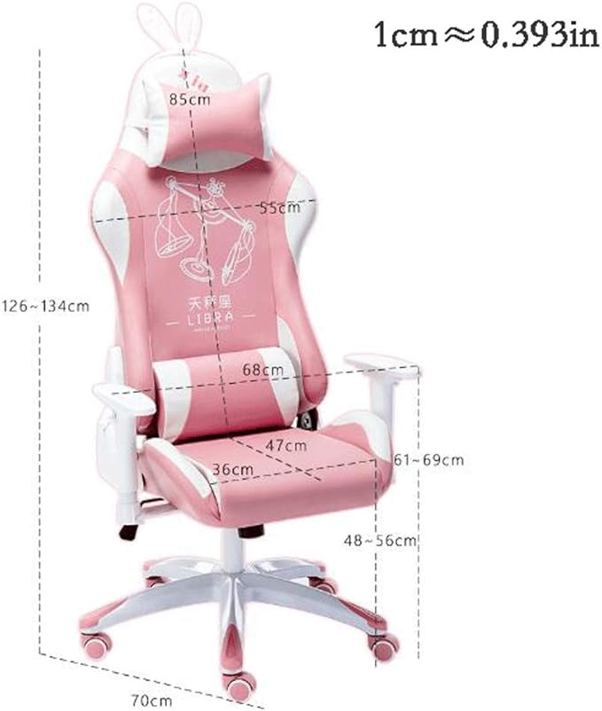 YYDS Chair E-Sports Gaming Chair Executive Ergonomic Constellation Swivel Chair Computer Chair with Headrest and Lumbar Pillow Ergonomically (Color : J)