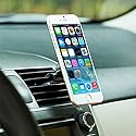 Premium Quality Magnetic Car Mount AC Air Vent Holder for iPhone 7 6 6S, Plus, SE, 5S 5C 5 4S (All Carriers Including AT&T, T-Mobile, Sprint, Verizon