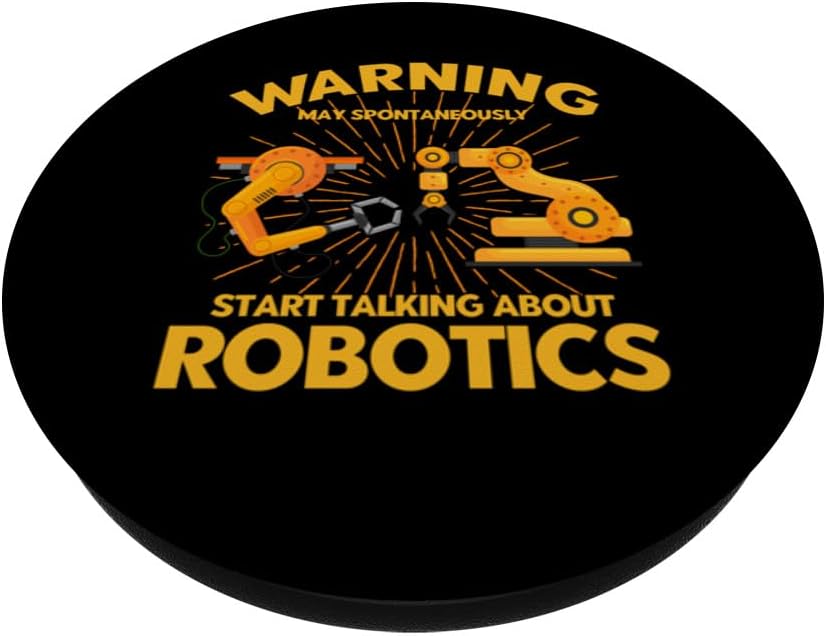 Robot Robotics Engineer Vintage Talking About PopSockets Standard PopGrip