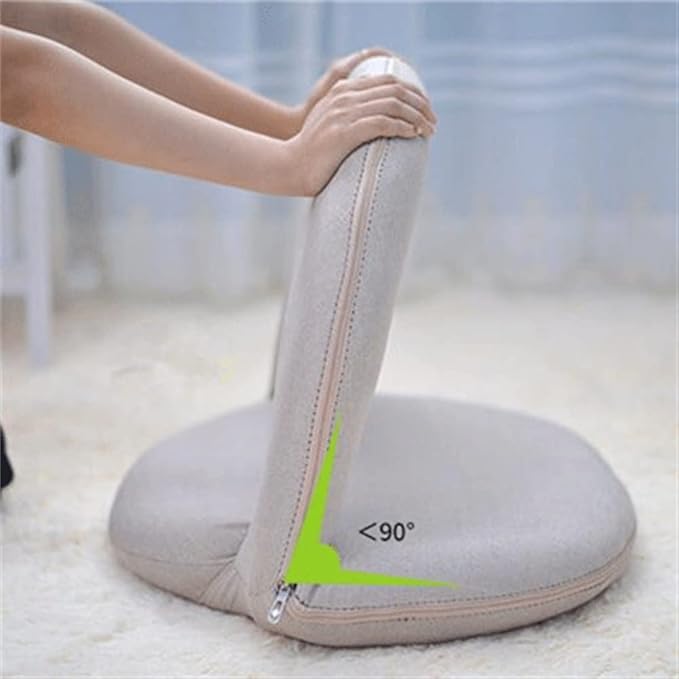 Office Chair Gaming Chair Computer Chair Padded Floor Chair with Adjustable Backrest Living Room Furniture Leisure Chair for Meditation Tv Watching