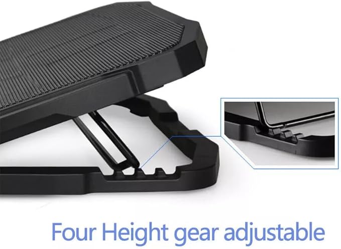Laptop Cooling pad for Asus Vivobook 14 F1404 Gaming laptops Laptop Cooler with 4 Fans LCD Display Screen 4 Height 2 USB-A Port Laptop Stand