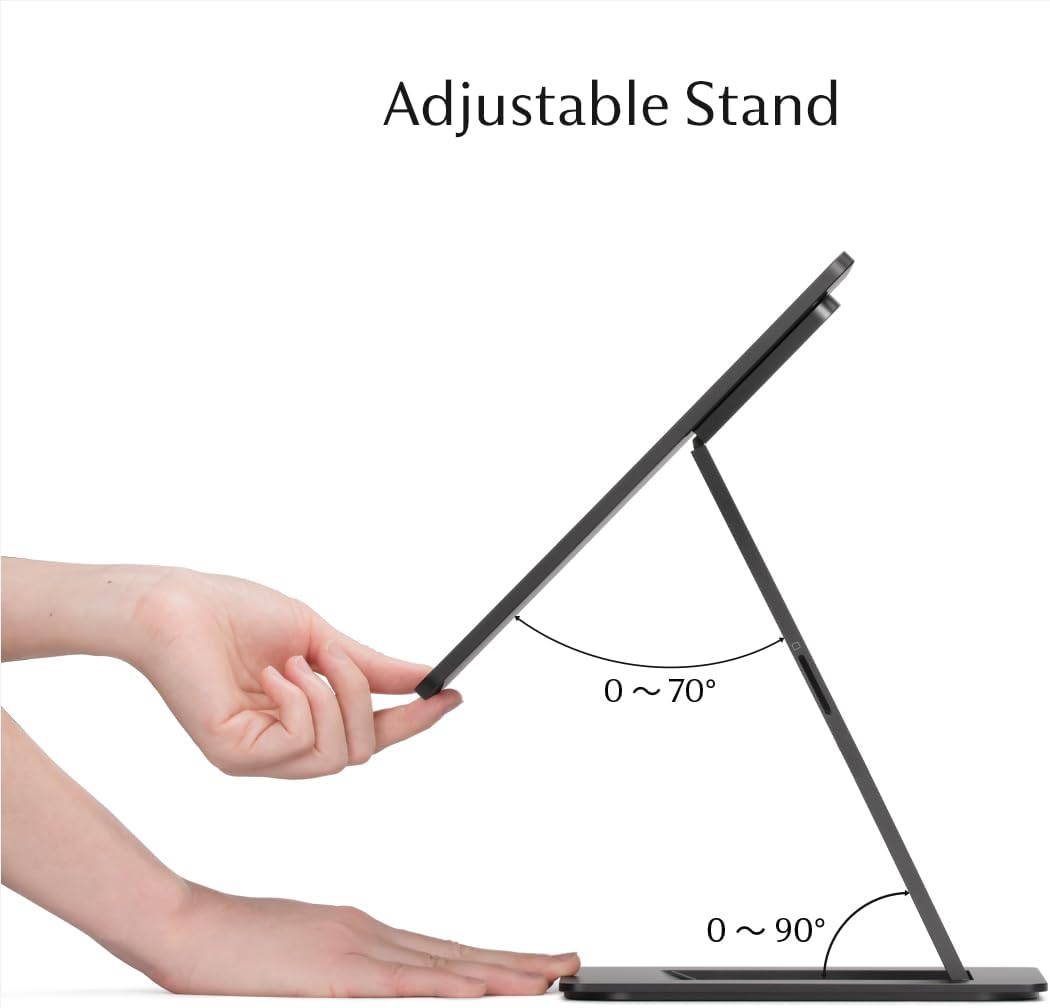 SOTSU FlipAction Elite 16" Portable Monitor | 4K |Super Compact | Pivot Rotate | 3840x2400 DCI P3 | 60Hz | 450 Nits | Full Metal CNC | Perfect Match for Mac and Windows (Space Black)