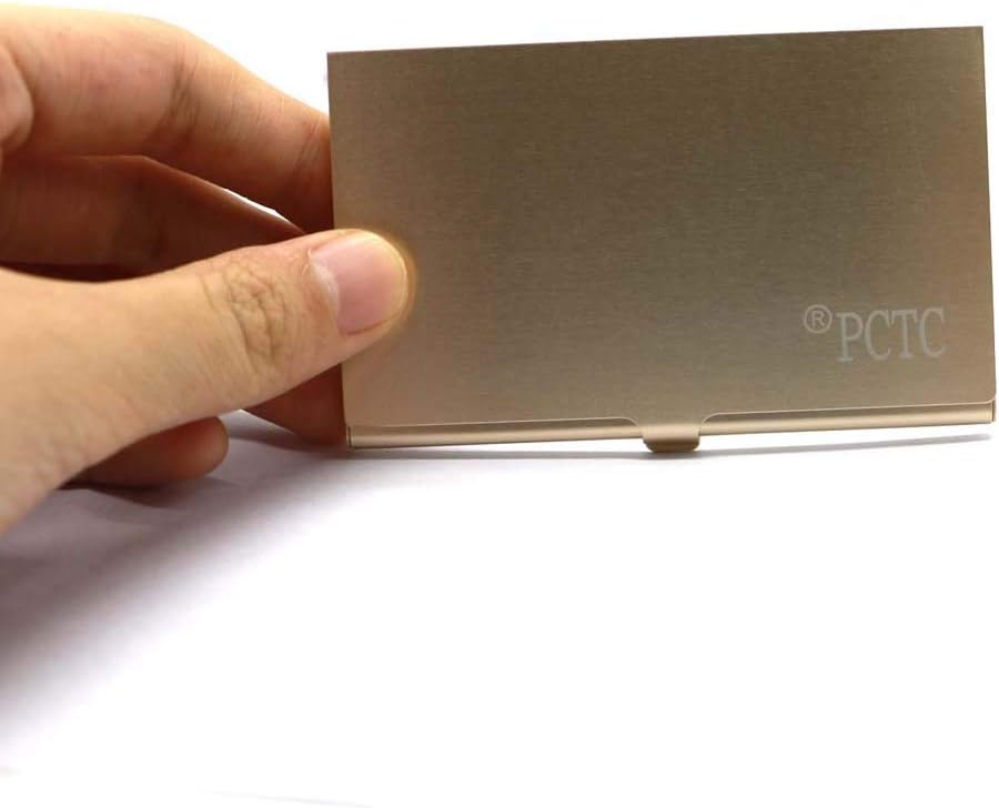 Aluminum SIM Card Case, Universal Waterproof Slim Mini Storage Case with 12 Nano SIM Card Slots, Gold