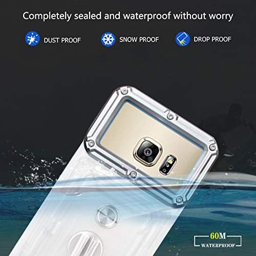 Underwater Photography Waterproof Phone Case Pouch for Android 5.0-5.2, Enhanced Cell Phone Dry Bag with Armband