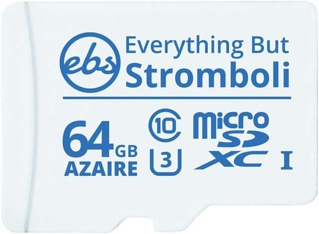 Everything But Stromboli Azaire 64GB MicroSD Card for Motorola Phones, Speed Class 10 U3 UHS-1