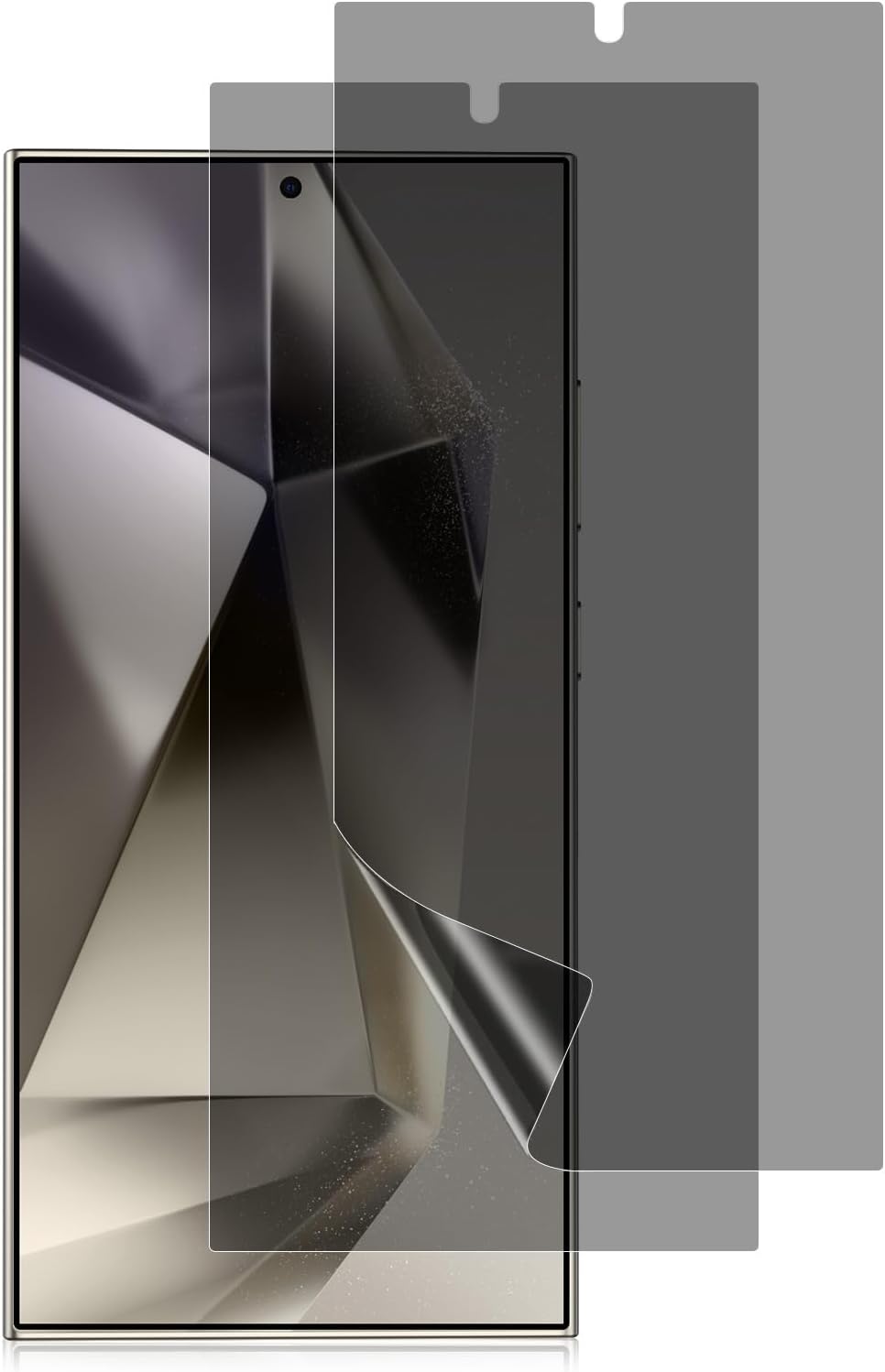 Samsung Galaxy S24 Ultra Privacy Screen Protector, Anti-Spy Flexible TPU Film [2 Pack], Full Coverage, Case Friendly