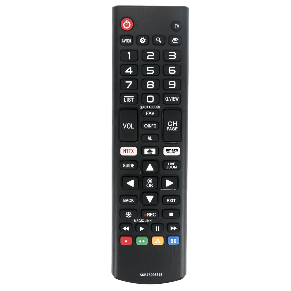 AKB75095315 Replace Remote fit for LG LED OLED 4K 1080p Smart TV Non-Smart TVs AKB75095314 AKB74915305 AKB75095307 AKB73975702 AKB74475401 AKB73975701