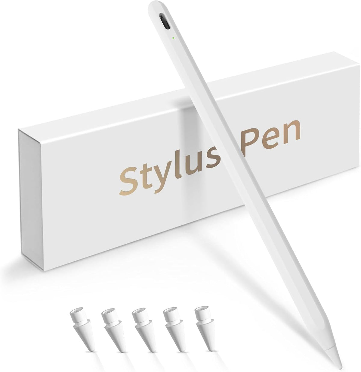 iPad Apple Pencil 9th & 10th Generation, Fast Charge Stylus Pen for iPad, Palm Rejection, Tilt Sensitivity, Compatible