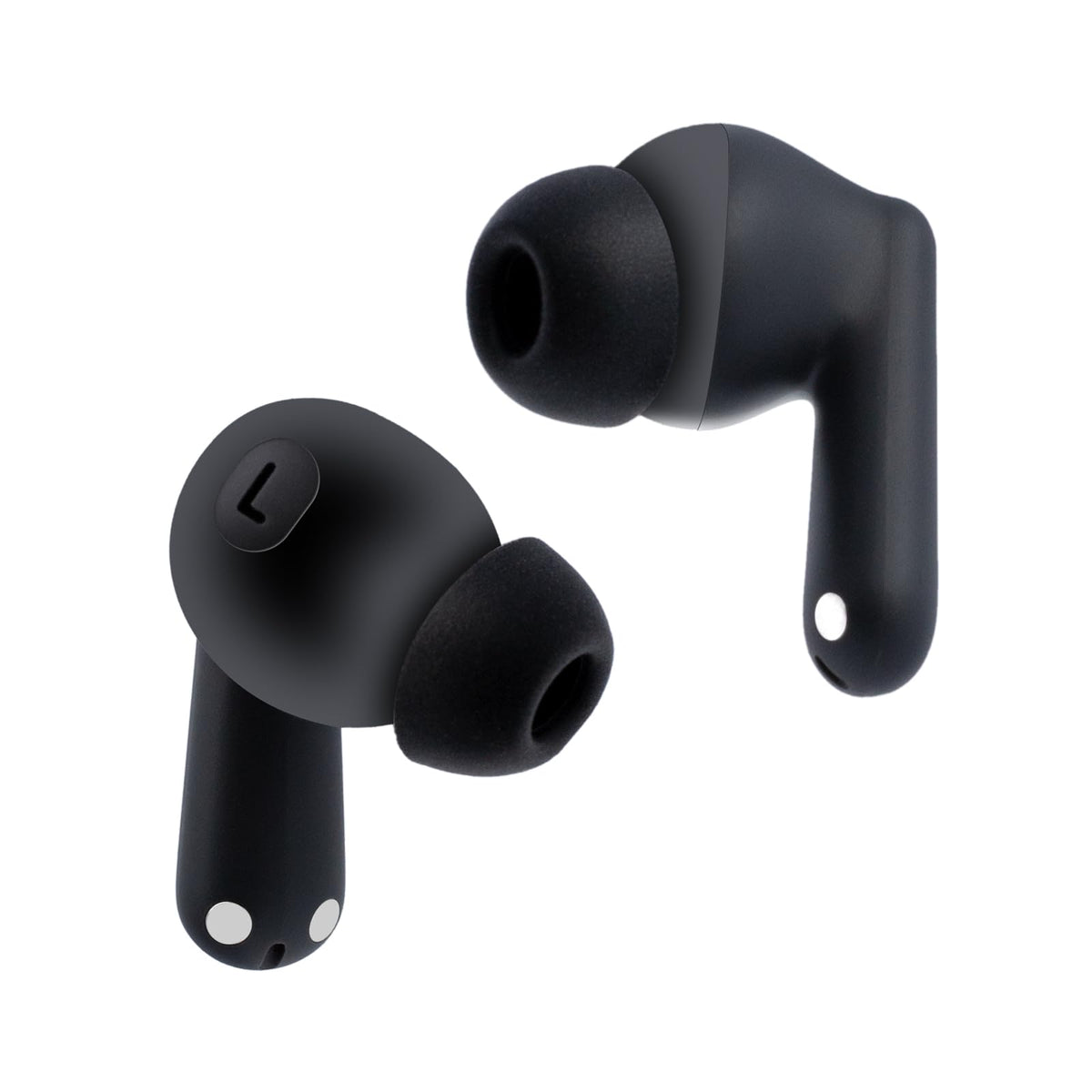 Klowcok Foam Ear Tips Replacement for OnePlus Buds 4 / Nord Buds 3 / Buds Pro 3 / Buds 3 Earbuds, 3 Pairs (S/M/L) Black