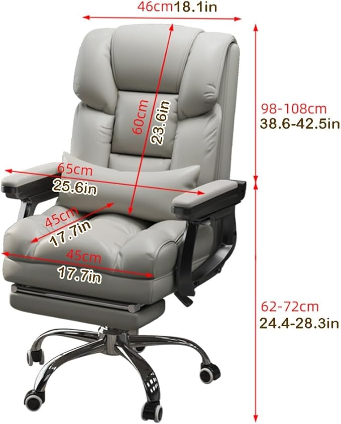 Gaming chair  Computer Chairs for Adults Gaming Chair Ergonomic Office Desk Chair Accent Chairs High Back Chair Lift Chair Student Chair Metal Armchair for Bedroom Living Room ( Color : Black With