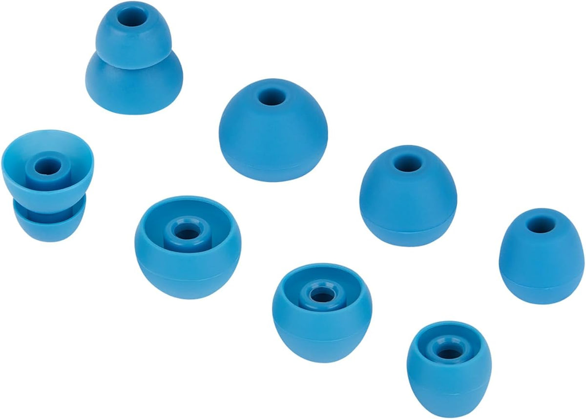 Earbud Replacement Tips - Silicone Tips Compatible with Powerbeats Pro and Beats Wireless Earphones (4 Pairs Blue)