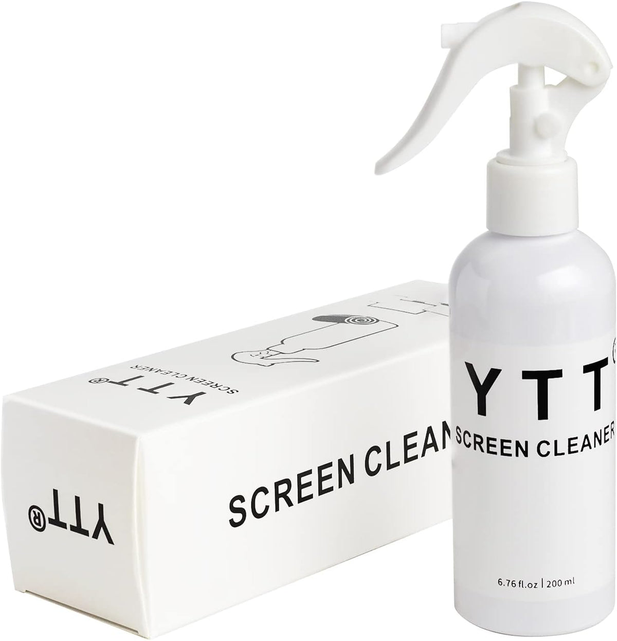 YTT Screen Cleaner Spray and Microfiber Cloth Kit, Large Screen Cleaner for Laptop, TV, iPhone, iPad, MacBook, LED and
